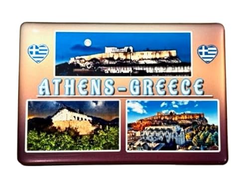 Athens, Greece, Greece, Greece Fridge Magnet, Athens Fridge Magnet, Athens Souvenir, Greece Gift, Athens Fridge Magnet 010325