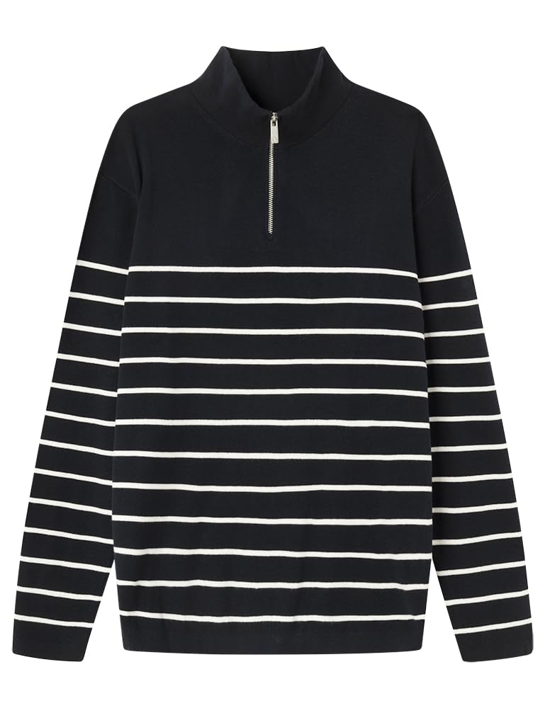 SPRINGFIELD Men's 3ic C/Jersey Camionero Raya Bretona, Navy, M