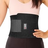 ZOYER Waist Trimmer Belt Neoprene Stomach Trainer Tummy Toner Body Shaper Belt to Cut Water Weight S