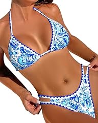Blue Two Piece Swimsuit