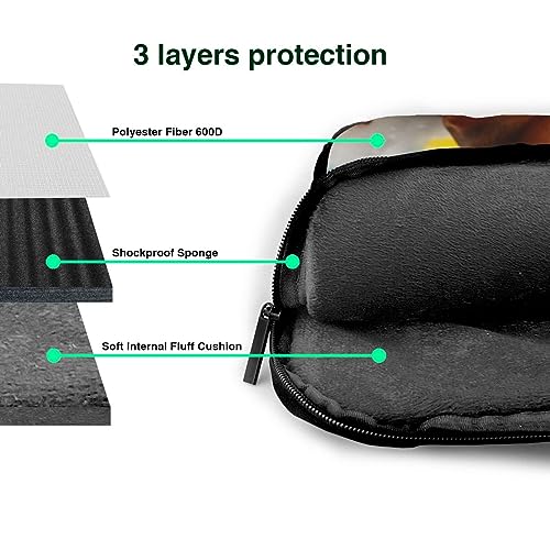 Maletín para portátil Dachshund para hombre y mujer miniatura 7