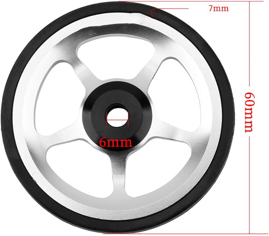 Lightweight Alloy Easy Wheel Folding Bicycle Parts Mount Bolt Portable Ultralight Bicycle Easy Wheel,Black : Sports & Outdoors