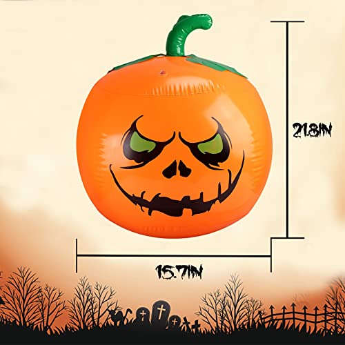 Bsac 5Ft Halloween Inflatable Pumpkin Decorations, Blow Up Halloween Pumpkin Decorations For Yard, Party, Hanging Pumpkin Decorations For Outdoor (Pumpkin) #TOP2