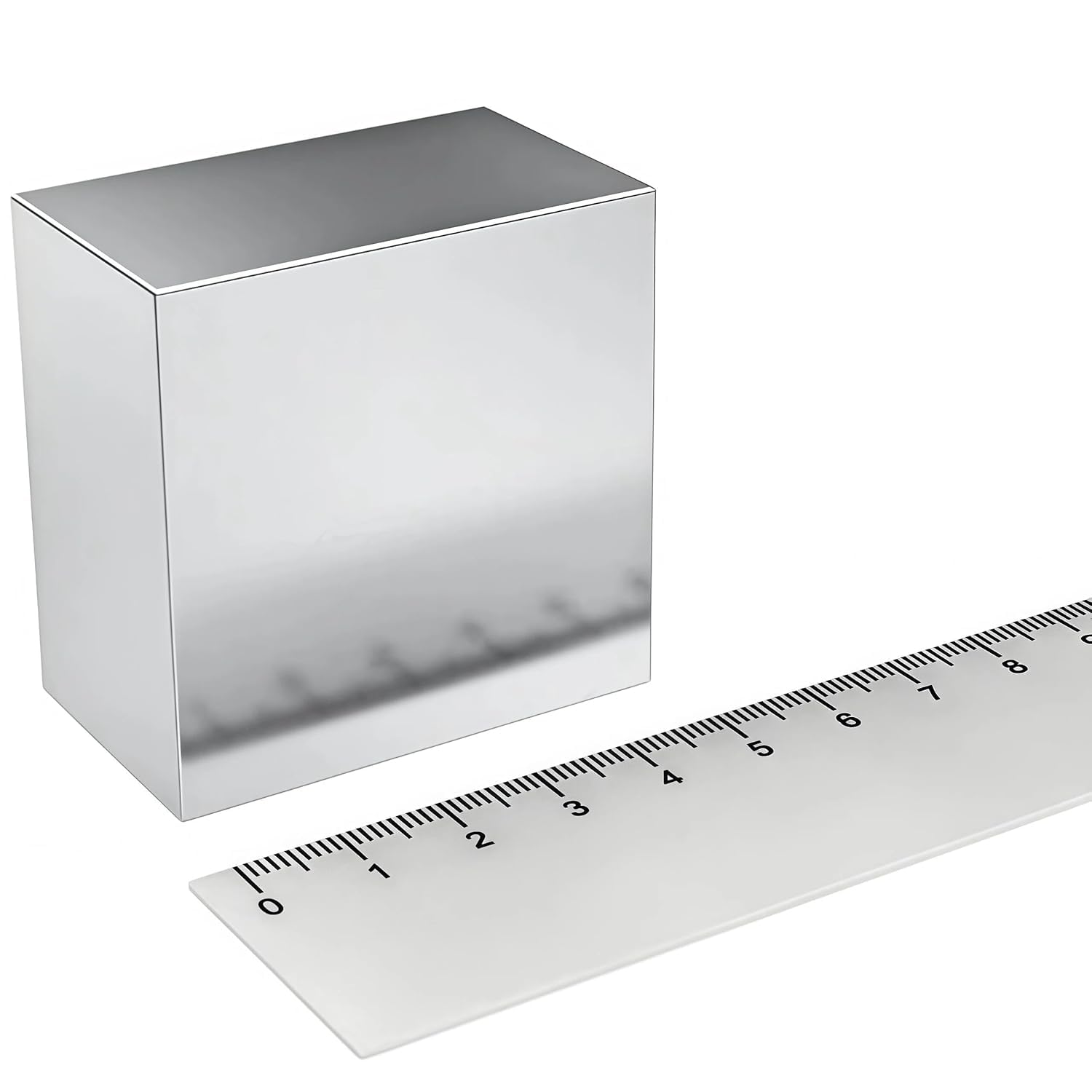 AOMAG® De tierras raras de neodimio N52 Bar bloque rectangular Imán 50 x 50 x 30 mm