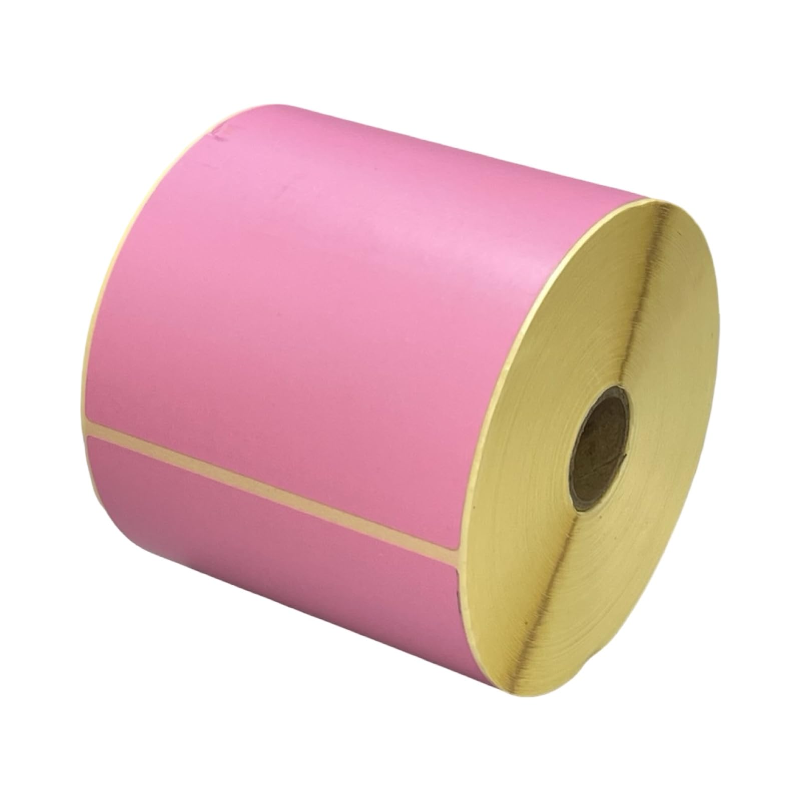 Pink 102mm x 152mm Direct Thermal Labels, Permanent Adhesive, 4" x 6" Labels, 500 per Roll, Compatible with Munbyn, Zebra, Citizen, Toshiba etc Label Printers (102mm x 152mm, 10, Count)