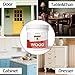 Wood Paint for Furniture, Durable Cabinet Countertop Paint Easy Application for DIY Projects, Wood, Metal, Home Decor and More (16OZ, Glacier Gray with Tools)