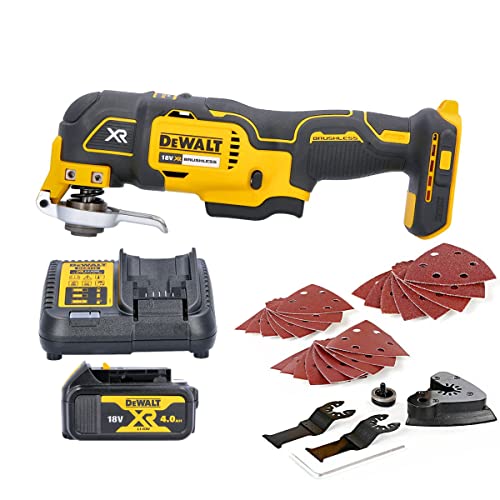 DEWALT DCS355N Oscillating Multi-Tool 18V Cordless Brushless 4Ah Battery Charger
