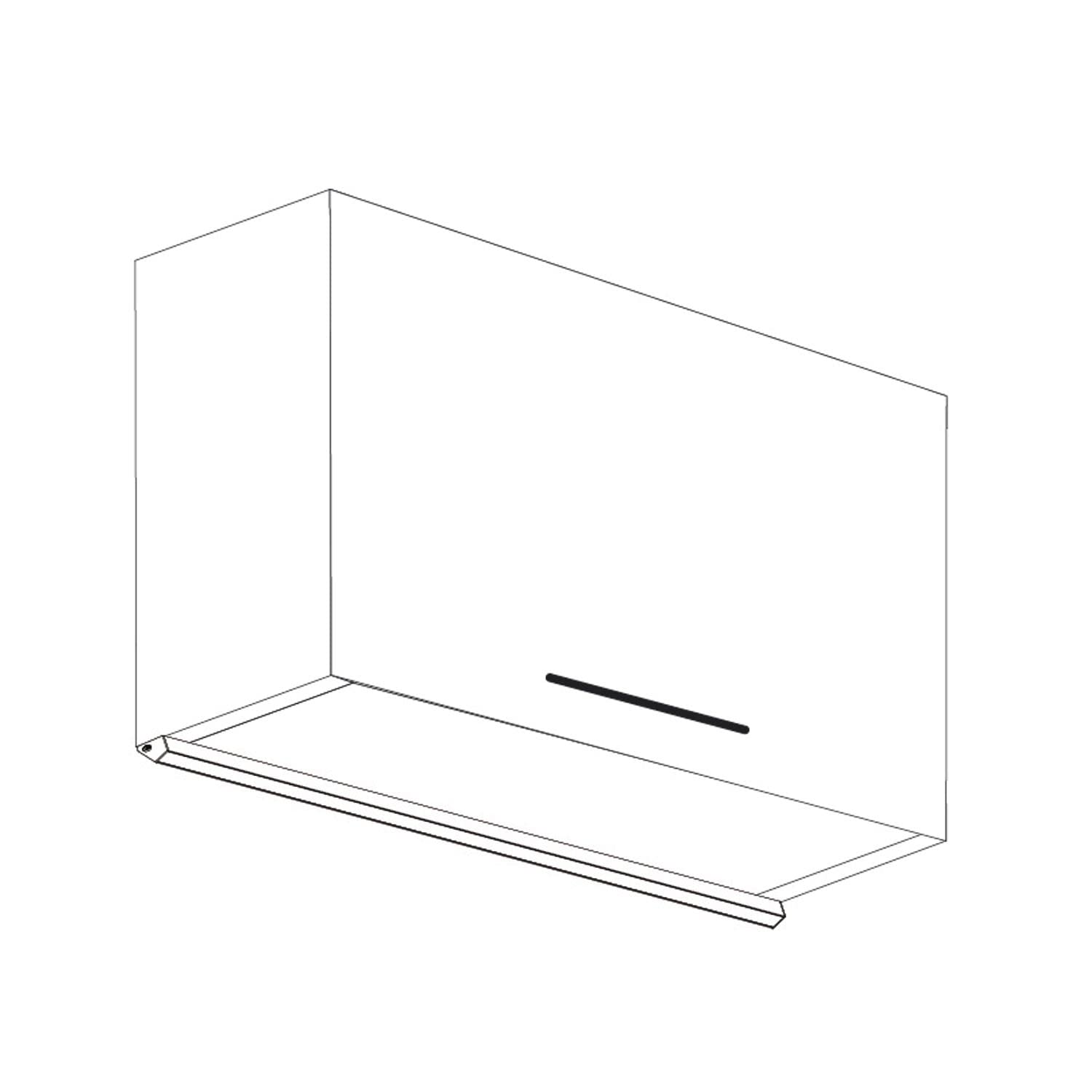 L&S Lugano Touch Unterbauleuchte LED 900mm neutralweiß 4000K dimmbar schwarz - Küchenlampe Aluminium mit Touch-Dimmschalter 24V