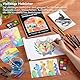 Shuttle Art 106 teiliges Malset, Deluxe Malkoffer mit Buntstift, Ölpastellkreide, Aquarellfarben, Wachsmalstifte, Malbuch, Aquarellblock, Holzkoffer, für Kinder und Erwachsene geeignet