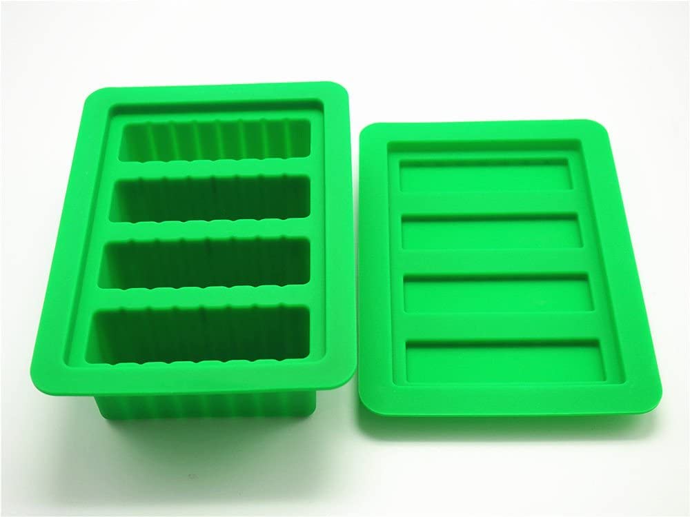 Stampo Per Burro In Silicone Con Coperchio, Vassoio Per