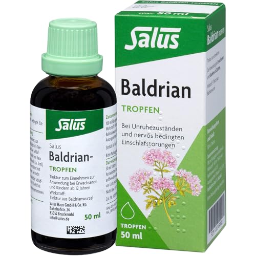 Baldrian Tropfen Bio Salus 50 ml – Tinktur zur Unterstützung der Entspannung