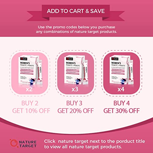 Probiotics for Women Probiotic Powder Supplement - Prebiotics and Probiotics for Weight Loss, Immune and Digestive Health Support