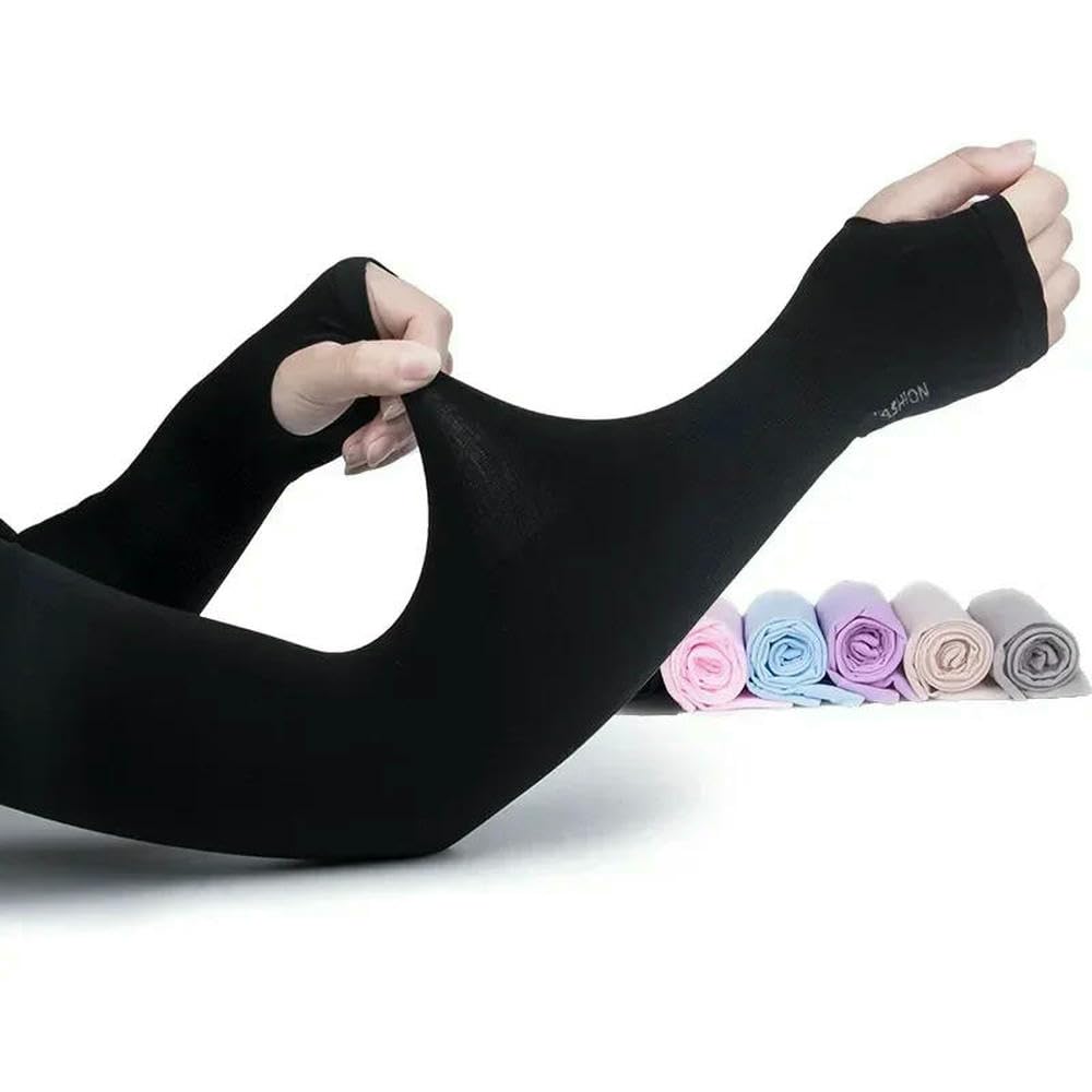 Manchon de Protection Unisexe pour Les Bras, pour Femmes et Hommes, pour Le Sport, Protection Contre Les UV, pour la Course à Pied, la pêche, Le Cyclisme, Le Ski