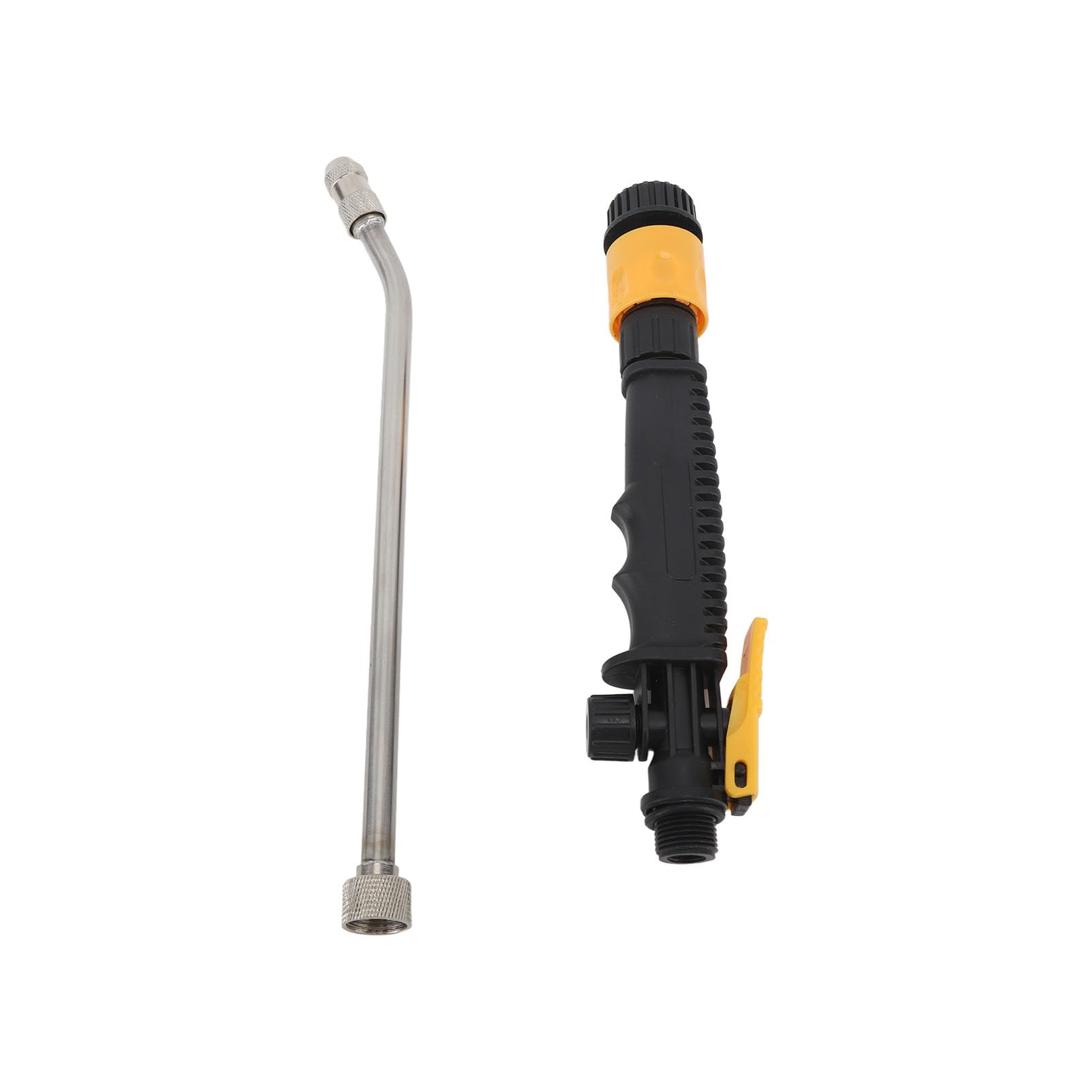 Yuecoom Mist Watering Wand, Adjustable Sprayer Wand G3/4 Internal Thread Stainless Steel Plastic Non Slip Press Type Spray Wand Used for Water Spraying Tools