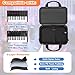 PGmoon Carrying Case Compatible with Akai Professional MPK Mini MK3 / MPK Mini Play MK3 25 Key USB MIDI Keyboard Controller, Travel Keyboard Bag with Multi-Pockets for Accessories