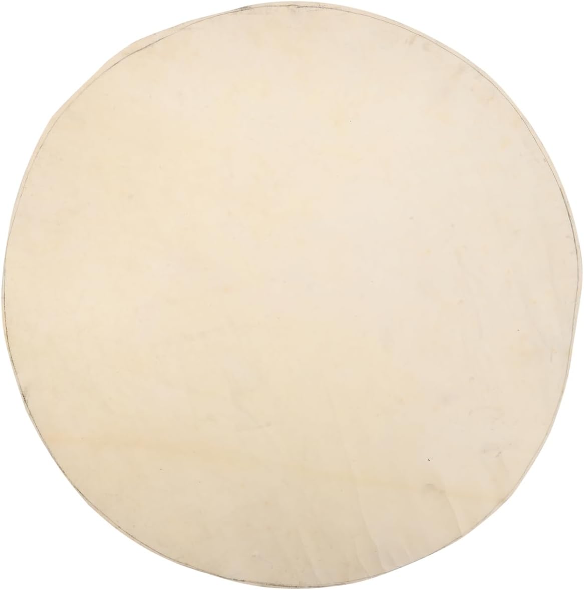 HANABASS 19.7 Inch Goat Skin Drum Head Replacement for African Djembe and Bongo Drums Flat Round Rawhide Percussion Instrument Accessory