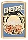 Zippo Sturmfeuerzeug - Foodie Bier, Brushed Brass, Emblem - Nachfüllbar - Wiederverwendbar - Windfestes Design - Geschenkbox - Made in USA