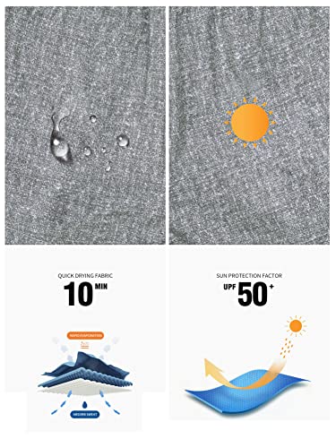 Image of Womens Swim Shorts UPF50+ Board Shorts Quick Dry Beach Shorts Drawstring Sports Summer Bottom