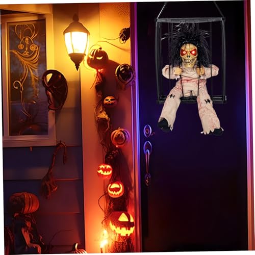 Fantômes suspendus dans une cage avec cris activés pour décorer une maison - 5