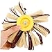 VOSAREA Rotary Tool Sanding Drums Sisal Emery Cloth Wheel 120-grit Wood Metal Furniture