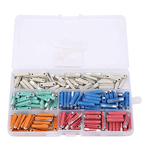 Yctze 200Pcs Auto Fuses - 5A/8A/10A/16A/25A Fuse European 32V Boxed Assorted Fuses Automotive Accessory Car Fuse Kit Automotive Fuse Torpedo Fuse Kit #TOP1