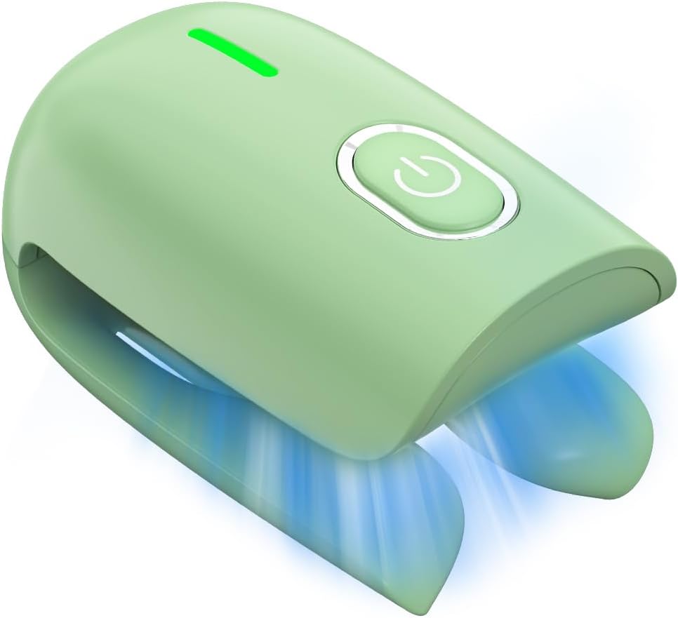 KTSFungal Nail Treatment,660+905NM Red Light & 470NM Blue Light Ingrown Hand Toenail Treatment Laser Device,7 Mins Per Day For Hand Toenails Extra Strong For Athletes & Nail Fungal Treatment-Green