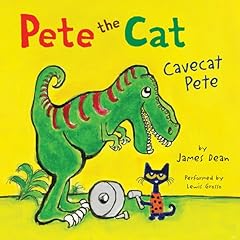 Pete the Cat: Cavecat Pete Audiolibro Por James Dean arte de portada