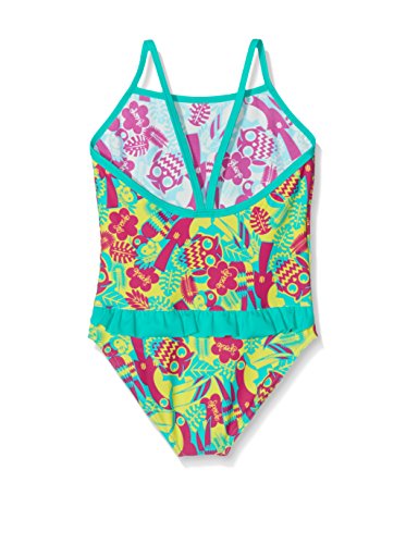 Traje de baño Speedo Baby para bebé niña con volantes azul talla 1 2