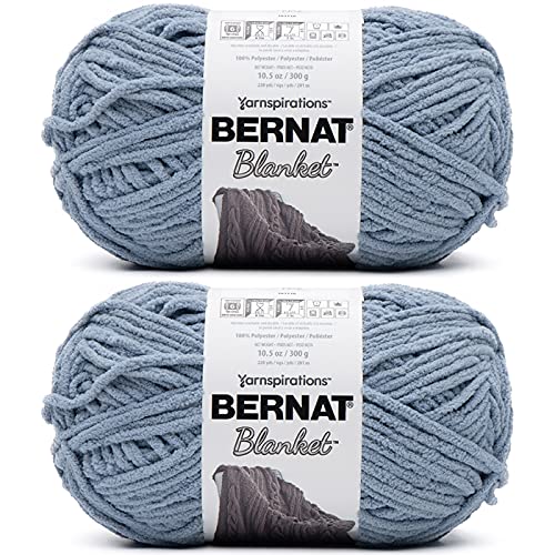 Bernat Yarn Blanket, Grey Blue, 2x300g