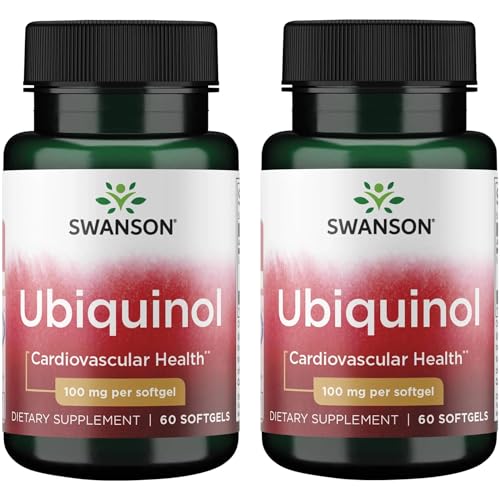 Swanson Ubiquinol 100 mg 60 Sgels (2 Pack)