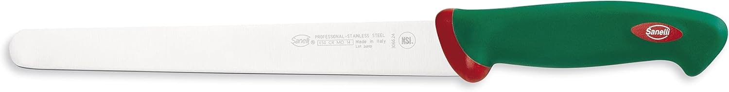 Sanelli Premana Professional Ham Knife, 24cm/9.44", Green