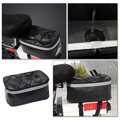 Bolsa trasera para moto 13L Oxford PU miniatura 5
