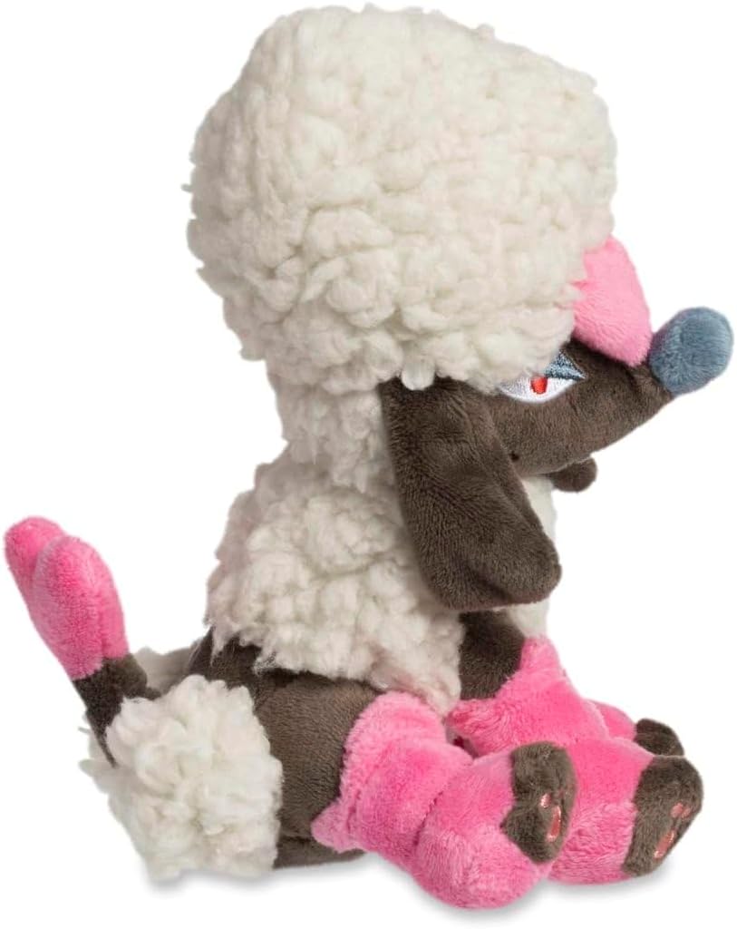 Pokémon Center: Furfrou (Heart Trim) Sitting Cuties Plush, 6 Inch