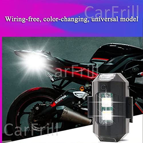 CarFrill Polycarbonate LED Strobe Lights for Motorcycles, 65G - Image 3