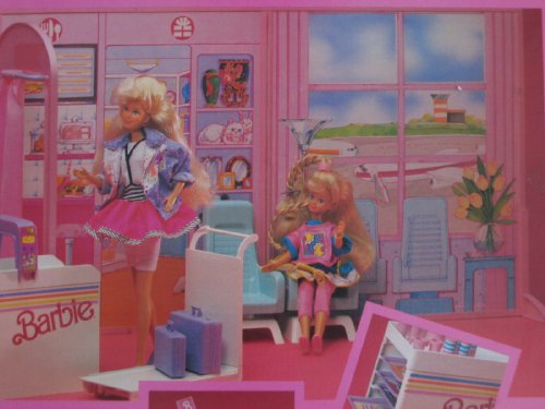 barbie flight time playset
