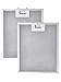 Amazinpure 320 x 260 mm 2X filtros para Campana extractora de Repuesto se adaptan Perfectamente a Las Campanas extractoras Teka de Modelos DM60 DM90 DE90 DS90