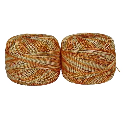 Image of Anchor Knitting Pearl Cotton Fast Colour Thread Yarn - Mercer Pearl Cotton 10gm Yarn (Thickness 1 mm) (Pack of 1 (01220)