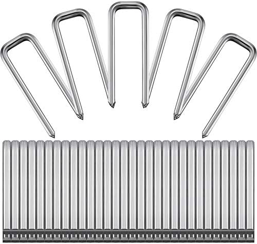 Jetec 40 Pieces Plantation Shutter Repair Kit Replacement Louvers Staples Window Blind Tilt Rod Operable Plantation Silver Missing Metal Indoor Louver Staples Tools Repair(0.6 x 0.19)