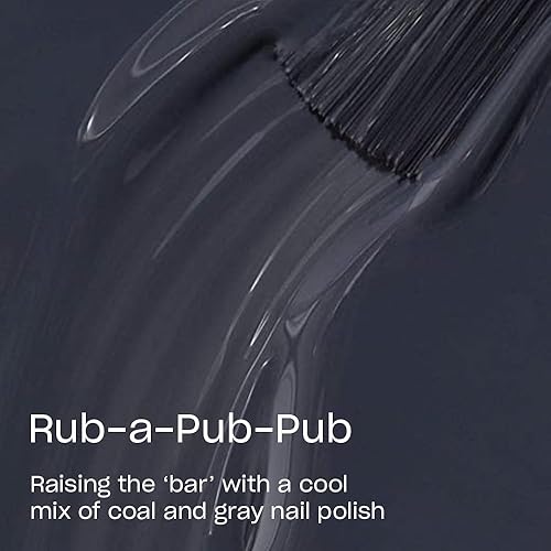 Miniatura 26 de OPI Esmalte de uñas Esmalte de uñas opaco negro oscuro y gris crema resistente a las virutas Vegano, secado rápido, sin rayas Negro Onyx,Chutney