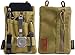 Produktbild VIPERADE VE1 Tool Pocket Organizer für Männer Nylon Multitool Pouch Aufbewahrungs EDC Ausrüstung Organisiert Taschenlampe Taschenmesser Taktischer Stift Notizbuch (Khaki)