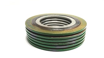 Sterling Seal & Supply SSS 9000IR1500316GR150X6 Spiral Wound Gasket with 316SS Inner Ring, 1-1/2 Pipe Size x 150# Class Flange x 316SS/Flexible Graphite (Pack of 6)