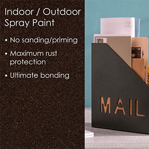 Image of Krylon Fusion All-In-One Adhesive Spray Paint for Indoor /Outdoor Use, 12 oz, Oil Rubbed Bronze