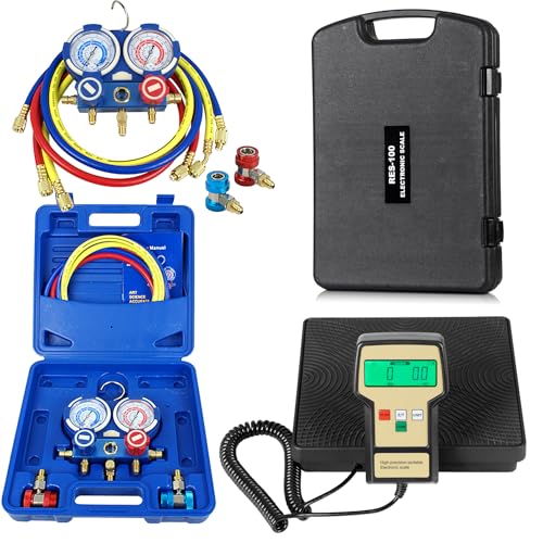 Báscula digital portátil ZENY para refrigerante 220 Lbs miniatura 5