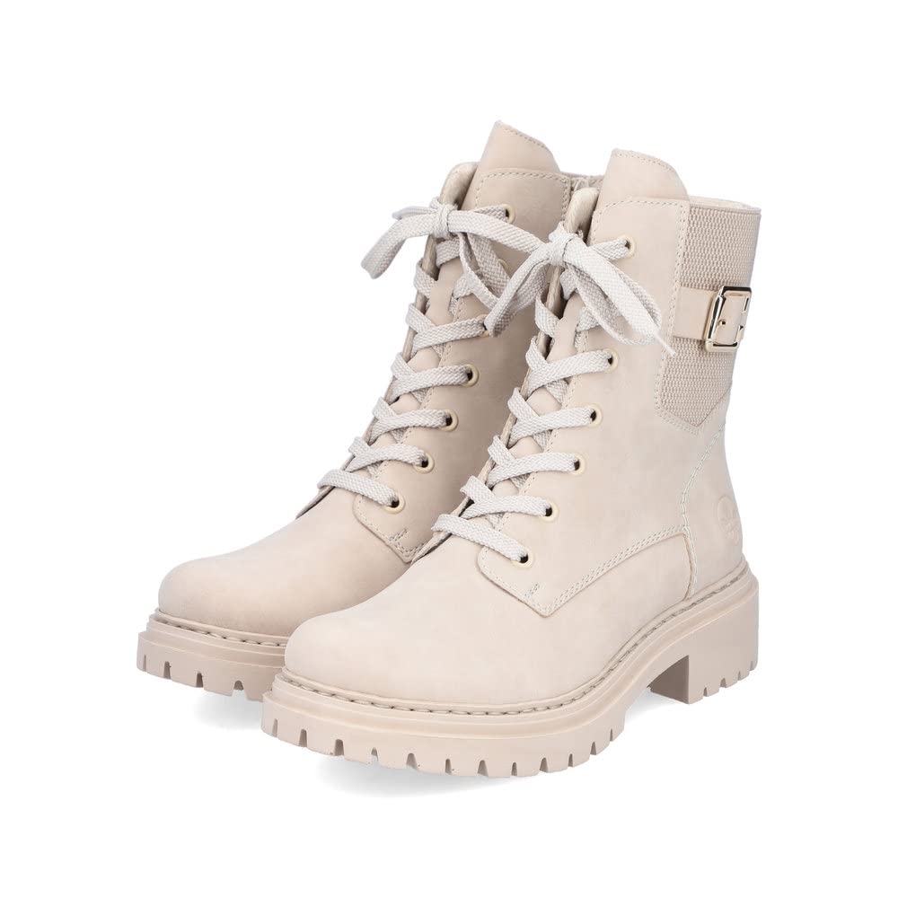 Rieker Damen Schnürstiefeletten 72631, Frauen Stiefeletten