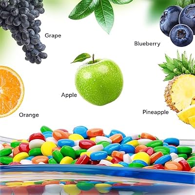 Fruit Candy 7.5 OZ (213g) - Hard Candy Runts Gumball Machine Refills - Old Fashioned Sweets for Party Favors, ake Decorations - Candies for Kids Mix 5 Flavors