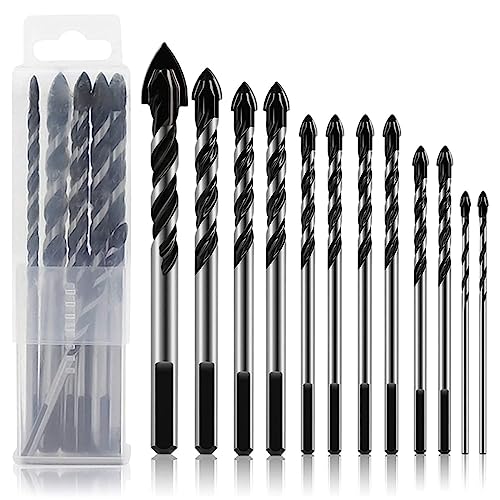 Serplex Store Serplex 12Pcs Masonry Drill Bit Set, 6 Sizes, - Image 2