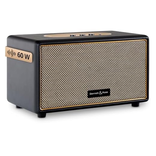 Bennett & Ross BB-860BK Blackmore Bluetooth haut-parleur Noir