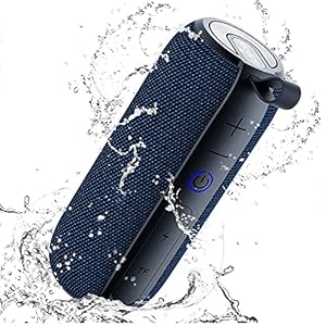 FIGMASU Bluetooth Lautsprecher wasserdichte, Lautsprecher Boxen Bluetooth Tragbarer, 25W Bass Stereo, 24H Akku, 360…