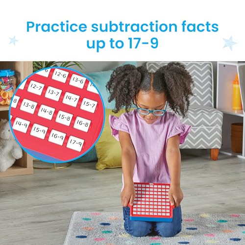 hand2mind Subtraction Practice Board, Math Facts Games, Number Games, Math Manipulatives Kindergarten, Educational Toys, Kids Learning Toys, Math Centers for Classroom, Preschool Learning Activities - Image 5