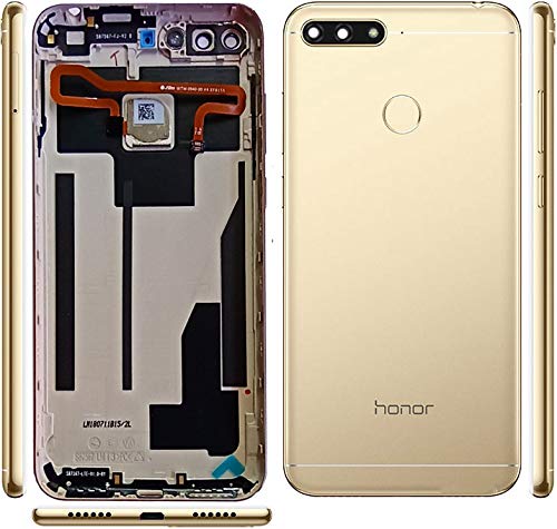 Backer The Brand Replacement Back Door Housing Cover Panel Mettel Body For Honor 7A (Aum-Al00In, Aum-Tl20, Aum-Al00) (With On/Off Swich And Volium Control Swich) - Gold
